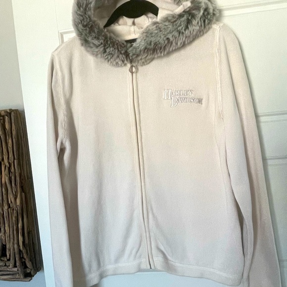 Harley Davidson Hooded Zip Up Sweater size XL - Picture 1 of 6